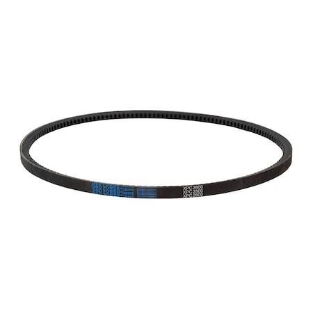 D&D XPC2800 Cogged, Metric V-Belt, 2800mm Outside Length, 22 mm Top Width, 18 mm Thickness, 1 Ribs XPC2800